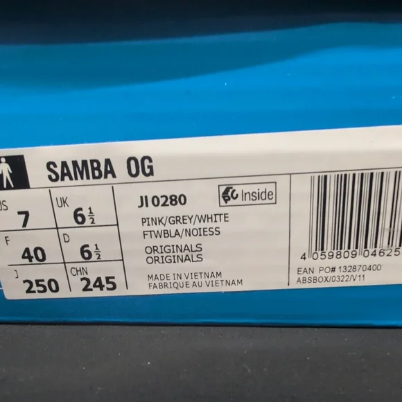 adidas liberty London Women's Floral Pink Sneakers - never worn - Picture 12 of 13